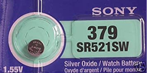 Imagen 2 de 6 de Pila Sony 379/ 521 Sw Reloj Unidad (1) Distribuidor Oficial