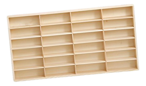 Caja Divisoria De Almacenamiento De Madera, 24 Cuadrícula