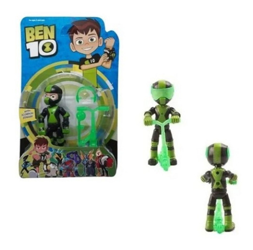 Muñeco Rustbuggy Ben - Ben 10 Con Monopatin - Articulado