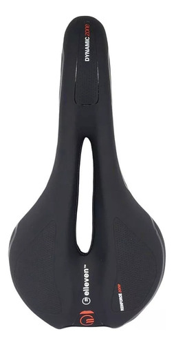 Banco Selim Elleven Sport Gel Confort Vazado Preto Mtb/speed Comprimento 270 Mm Largura 140 Mm