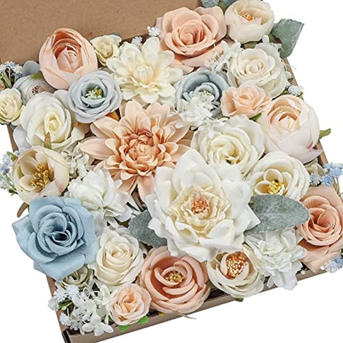 Serraflora 75pcs Caja De Flores Artificiales Set Diy Ramos C