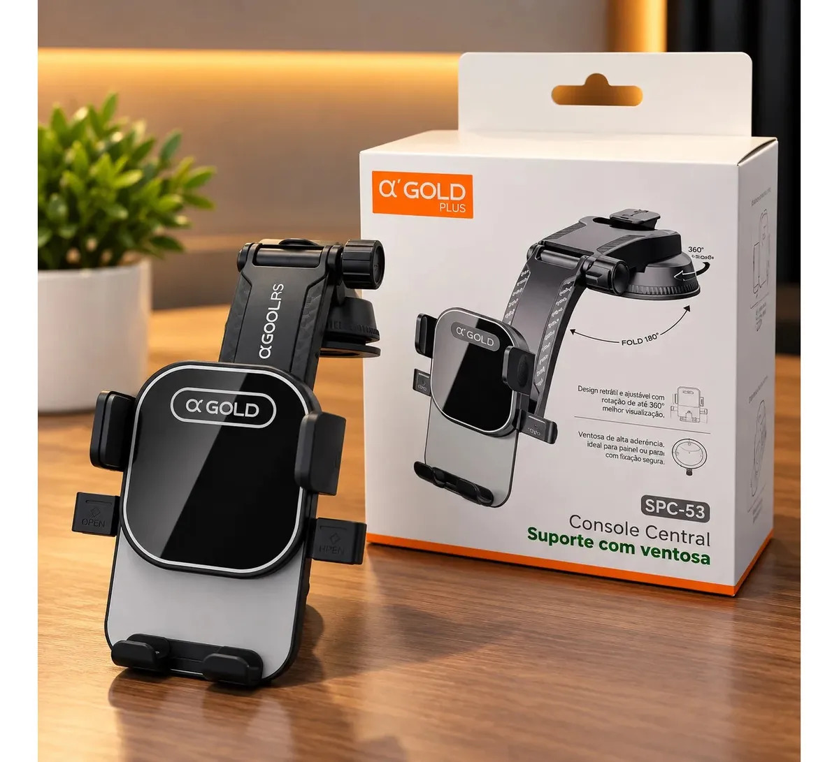 Suporte Celular Automotivo Carro Veicular Painel Preto