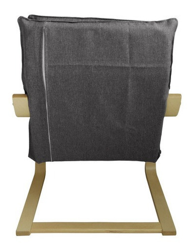 Imagen 4 de 12 de Sillon Poltrona Silla Diseño Interior Poliester Madera