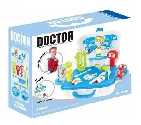 Juego Interactivo Kit De Médico Con Accesorios Médicos Niños