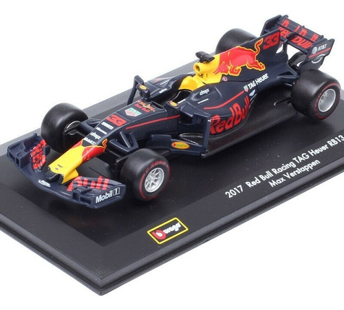 Bburago 1:32 2017 F1 Red Bull Rb13 #33 Max Verstappen Coche