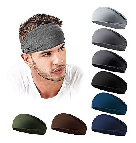 Accesorio Deportivo - 8 Pcs Sport Headbands For Men Workout 