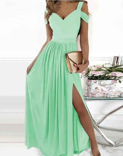 L Maxi Vestidos Largos De Dama Moda Casual Elegantes