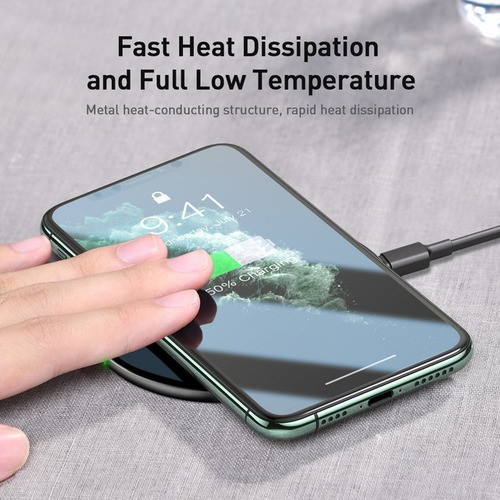 Imagen 9 de 10 de Cargador Inalámbrico Qi 15w Carga Rápida iPhone Sanmsung Xia