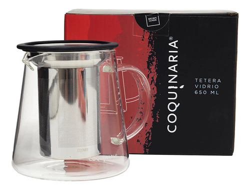 Tetera Vidrio 650ml Coquinaria
