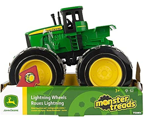 Tomy John Deere Monster Treads Lightning Wheels Tractor, Ver