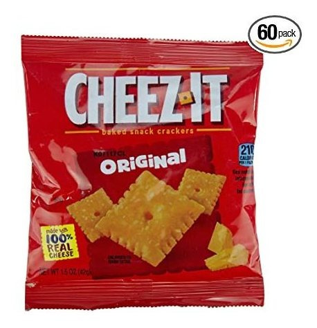 Kellogg Cheez-it Galletas, Original, De 1.5 Onzas (paquete D