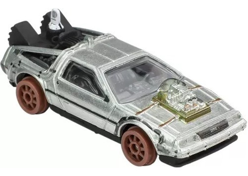 Hot Wheels Delorean Time Machine 1955 Volver Al Futuro Iii Plateado
