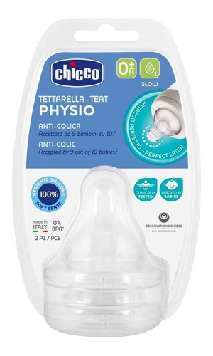 Chicco Tetina Para Perfect5 0+ Flujo Lento 2 Piezas