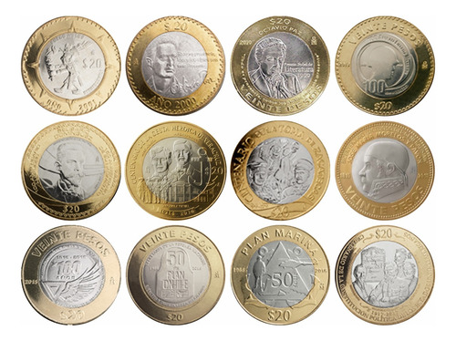 Moneda De 20 Pesos Conmemorativa Circular Cuál Le Falta?