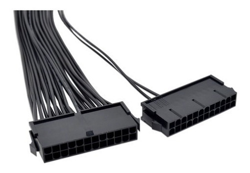 Cable Adaptador Para 2 Fuentes De Poder Atx 24 Pin Dual Psu