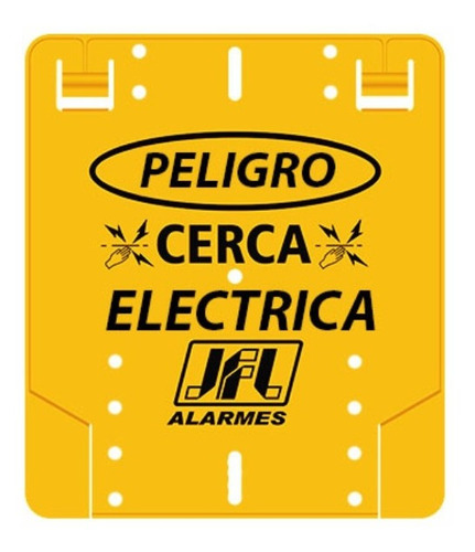 Aviso Peligro Cerca Eléctrica Jfl 19 X 16.5 Cmts