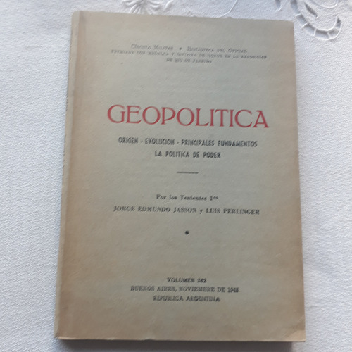 Geopolitica - Jasson Perlinger Circulo Militar Vol 362 1948