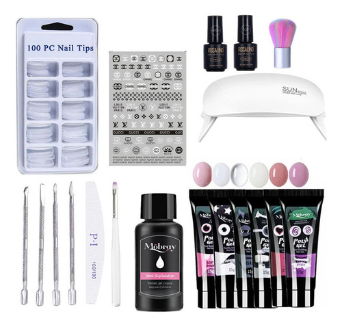 Kit Polygel Uñas Por Organic Nails + Training