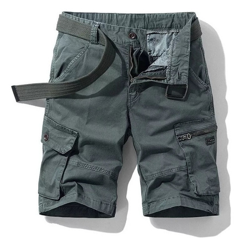 Bermudas Hombre Cargo 100% Algodón