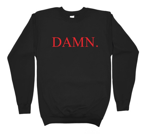 Damn Kendrik Lamar Sudadera Humble Red Print