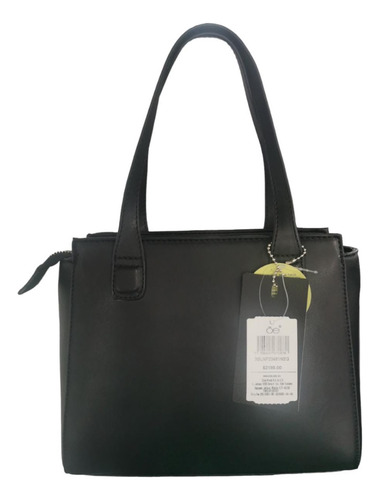 Bolso Cloe Mini Tote Textura Acolchada Color Negro