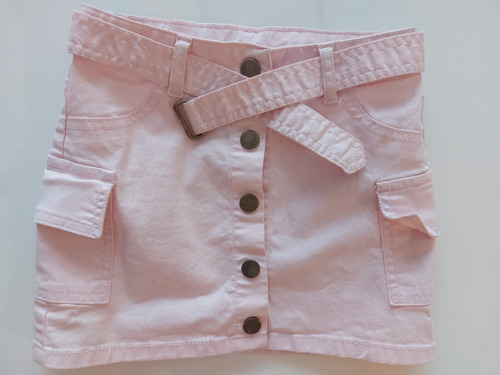 Pollera Mini Cheeky Talle 8 Rosa Impecable