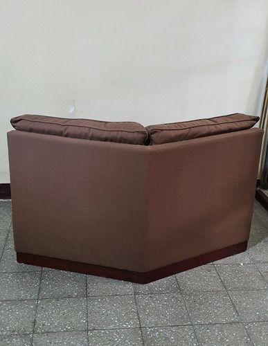 Imagen 4 de 4 de Mueble Esquinero Para 2 De Tela Lino Lavable