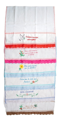 Imagem 8 de 10 de Kit 40 Pano De Prato Ponto Cruz Desenhos + Frases