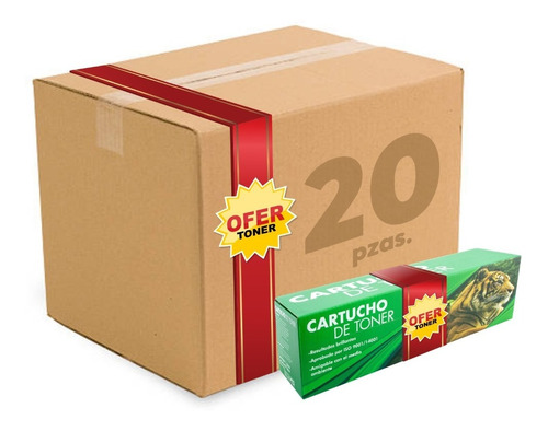 Caja 20 Pza Toner Nuevo 12a Compatible Con 1022