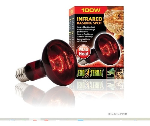 Foco Exoterra 100w (bombilla Ondas De Calor Infrarrojas)