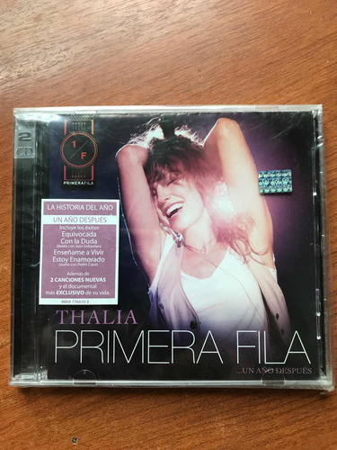 Thalía Primera Fila Cd + Dvd Sellado 