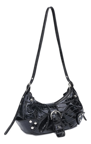 Bolso De Hombro Para Mujer Y2k Bolso Bandolera Plisado Bolso