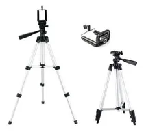 Comprar Trípode Aluminio Extensible 1 Metro Rosca Y Soporte Celular Gris