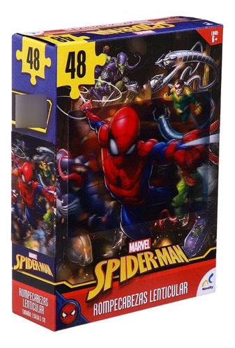 Rompecabezas Disney Lenticular De 48pzas Spiderman