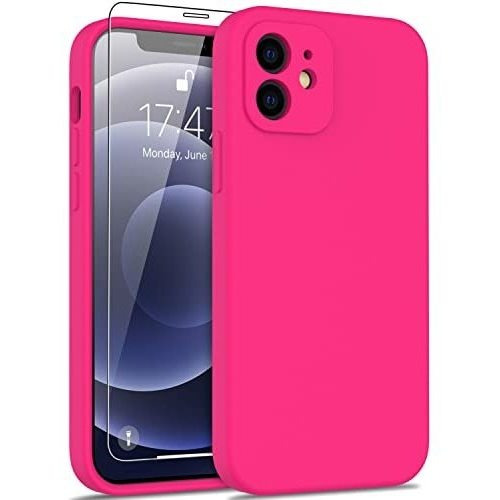 Funda Para iPhone 12 Protección Cámara + Protector Pantalla