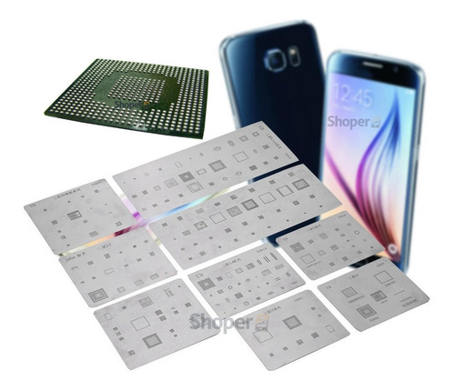 Kit Stencil Set Completo Bga P/ Samsung S4 Ao Note8/s8 Edge