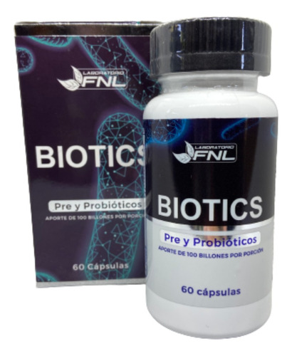 Biotics Pre Y Probióticos - 60 Cap