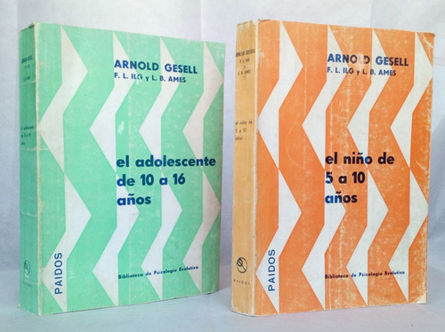 Niño Adolescente Gesell 2 Tomos/ Paidós Psicología Evolutiva