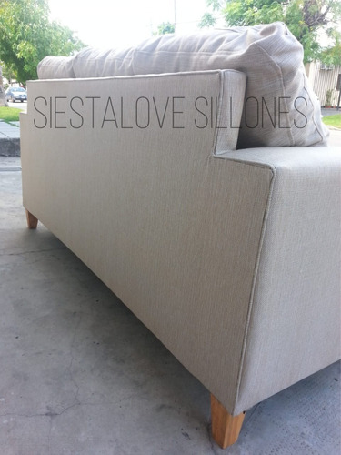 Imagen 3 de 5 de Juego Sillon 3c + Camastro + 2 Puff + Chenille + Cuotas