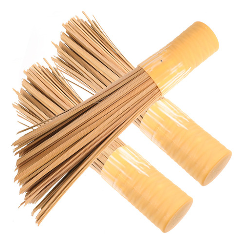 Cepillos De Bambú Para Limpiar Macetas, 3 Unidades