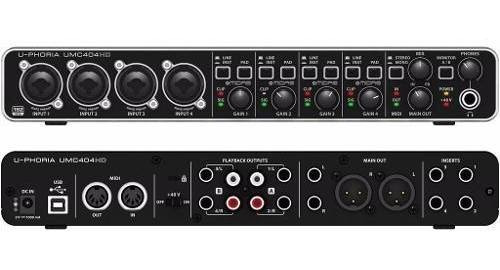 Interfaz De Audio Usb 4 Canales Behringer Umc404hd Umc-404hd