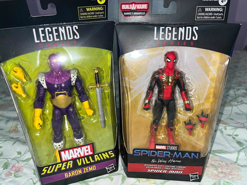 Marvel Legends Spider-man No Way Home Baron Zemo Set