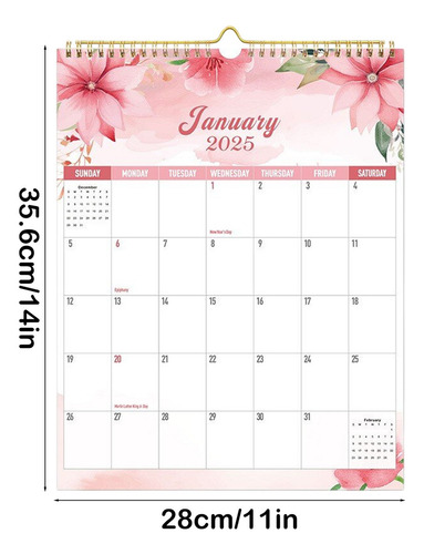 ! Calendario De Pared H 2025 Con Cuenta Regresiva For Colgar