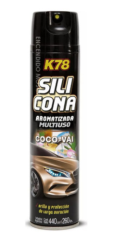 Silicona Aerosol Perfumada Multiuso K78  Varias Fragancias