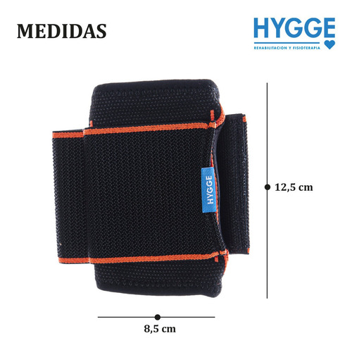 Imagen 3 de 10 de Muñequera Elástica Deportiva Soporte Rehabilitación Lesiones