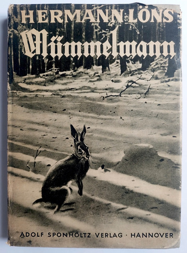  Mümmelmann Libro Animales Hermann Löns Cazador Naturalista