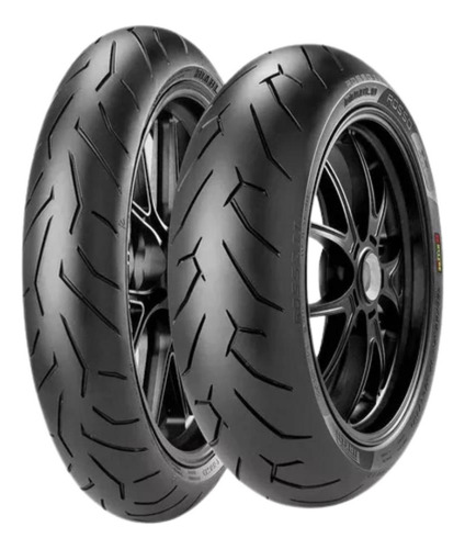 2 Pneus 140/70r17 66h+ 110/70r17 54h Diablo Rosso 2 Moto