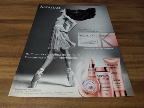 (pg707) Diana Vishneva * Publicidad Kerastase