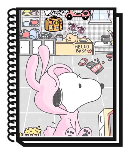 Agenda Semanal Personalizable Snoopy