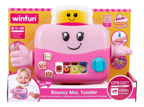 Tostadora Señora Bouncy Con Luz Y Sonido Winfun 00753g